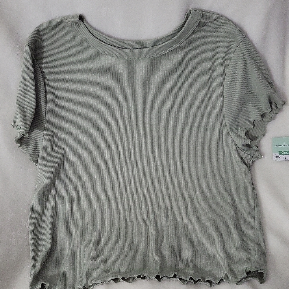 Rebel Sky Sage Green Short Sleeve Tee